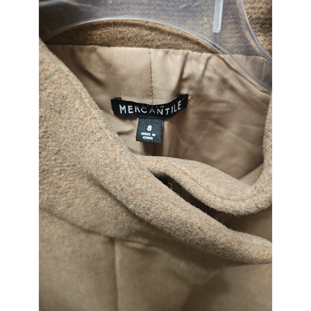 J. Crew Mercantile Heather Acorn Stadium City Coat Sz 8 - Picture 2 of 5